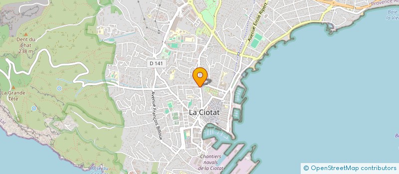 localisation de l'entreprise MONSIEUR PHILIPPE TALARD à LA CIOTAT
