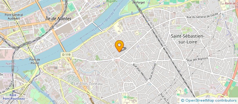 localisation de l'entreprise MONSIEUR PHILIPPE TALBOURDET  SAINT-SEBASTIEN-SUR-LOIRE