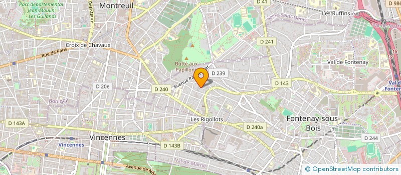 localisation de l'entreprise MONSIEUR PHILIPPE TALLEC à FONTENAY-SOUS-BOIS