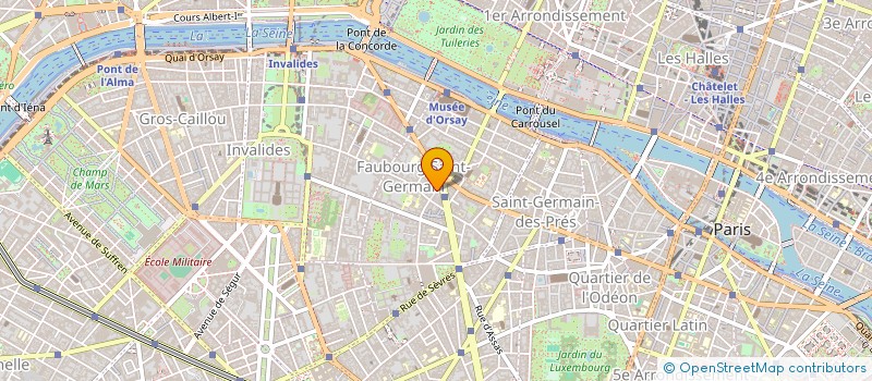 localisation de l'entreprise MONSIEUR PHILIPPE TALLOBRE  PARIS