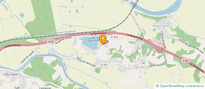 localisation de l'entreprise MONSIEUR PHILIPPE TALON  SALIES-DE-BEARN