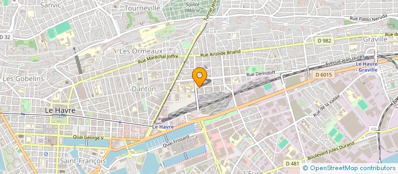 localisation de l'entreprise MONSIEUR PHILIPPE TALVAST à LE HAVRE