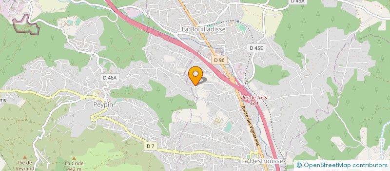 localisation de l'entreprise MONSIEUR PHILIPPE TAMON  LA DESTROUSSE