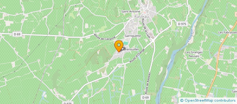 localisation de l'entreprise MONSIEUR PHILIPPE TANET  RASTEAU