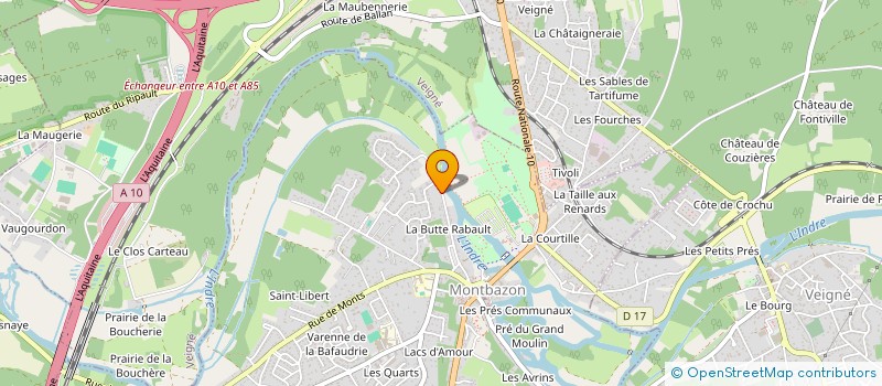 localisation de l'entreprise MONSIEUR PHILIPPE TARDITS  MONTBAZON