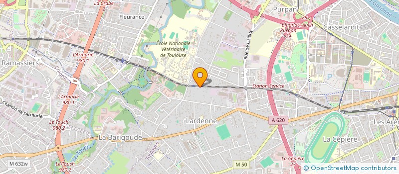 localisation de l'entreprise MONSIEUR PHILIPPE TARTERA à TOULOUSE