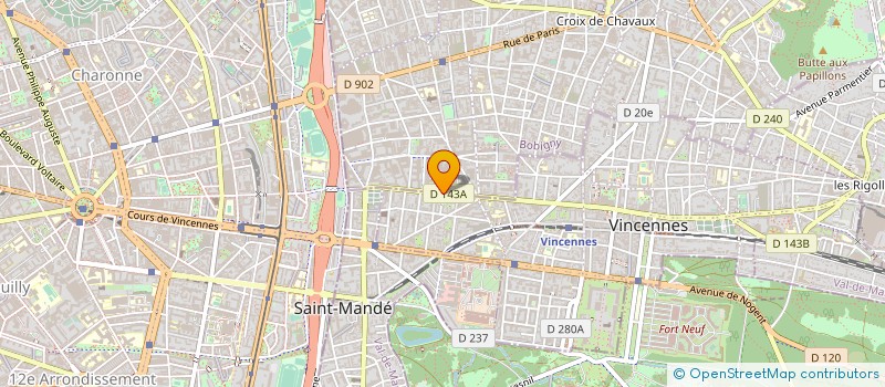 localisation de l'entreprise MONSIEUR PHILIPPE TASSIN à MONTREUIL