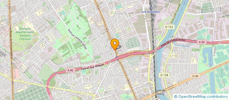 localisation de l'entreprise MONSIEUR PHILIPPE TASSONE  THIAIS