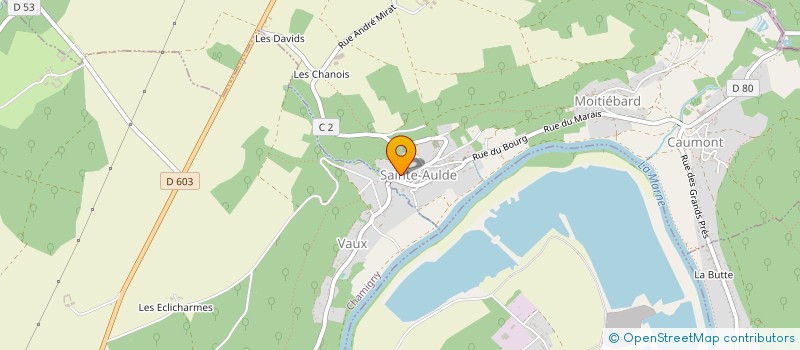 localisation de l'entreprise MONSIEUR PHILIPPE TAUVY  SAINTE-AULDE