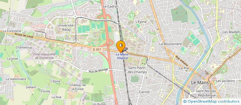 localisation de l'entreprise MONSIEUR PHILIPPE TCHANKOUE TANAWA  LE MANS