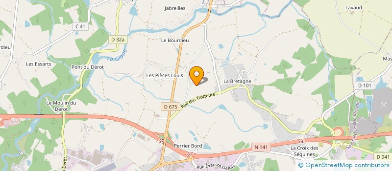 localisation de l'entreprise MONSIEUR PHILIPPE TEDONE à SAINT-JUNIEN