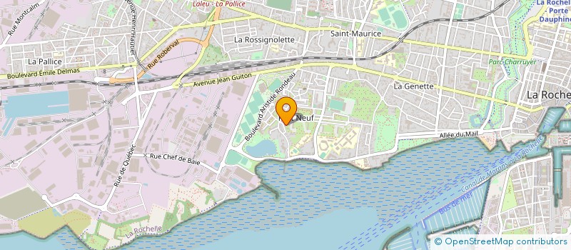 localisation de l'entreprise MONSIEUR PHILIPPE TEILLAUD à LA ROCHELLE