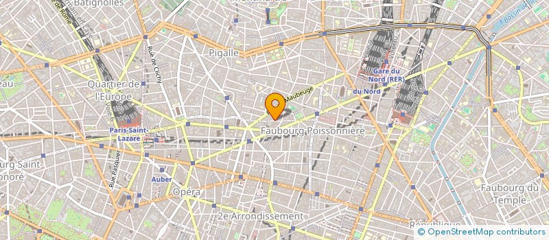 localisation de l'entreprise MONSIEUR PHILIPPE TEISSIER DU CROS  PARIS