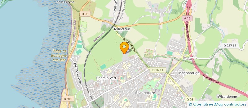 localisation de l'entreprise MONSIEUR PHILIPPE TELLIER à BOULOGNE-SUR-MER