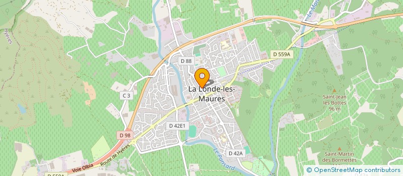 localisation de l'entreprise MONSIEUR PHILIPPE TERET à LA LONDE-LES-MAURES