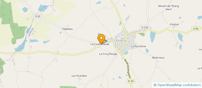 localisation de l'entreprise MONSIEUR PHILIPPE TERNAUX à LESTERPS