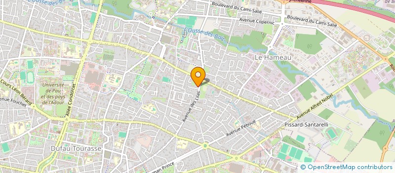 localisation de l'entreprise MONSIEUR PHILIPPE TERNEYRE à PAU