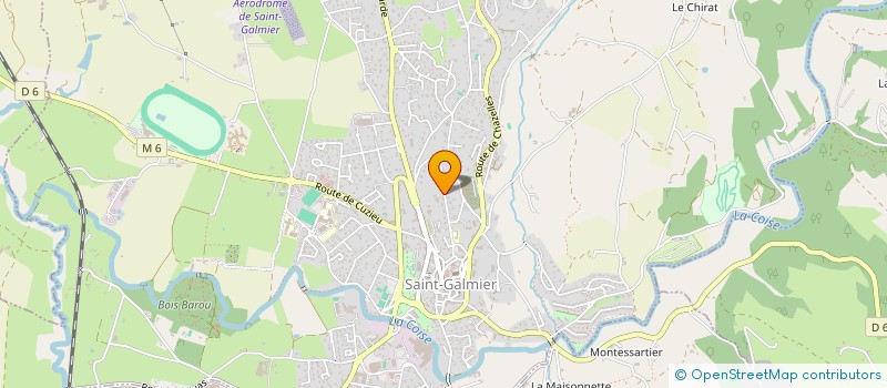 localisation de l'entreprise MONSIEUR PHILIPPE TERRACOL  SAINT-GALMIER