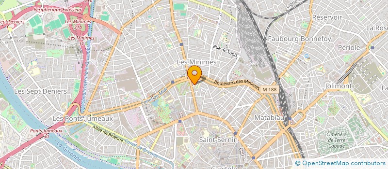 localisation de l'entreprise MONSIEUR PHILIPPE TERRAL  TOULOUSE