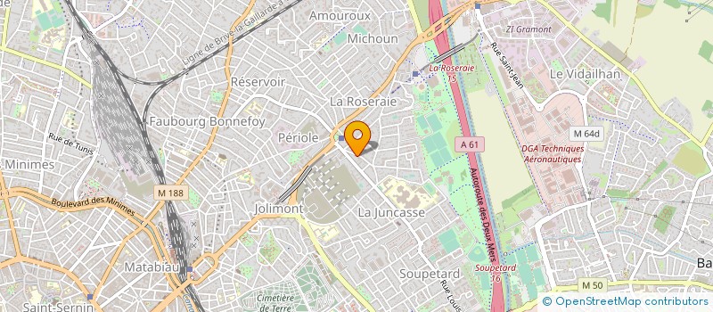 localisation de l'entreprise MONSIEUR PHILIPPE TERRANCLE à TOULOUSE