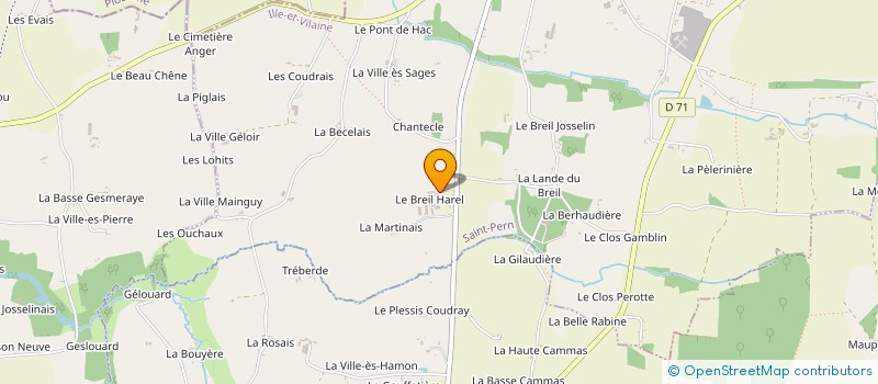 localisation de l'entreprise MONSIEUR PHILIPPE TESSIER  SAINT-PERN