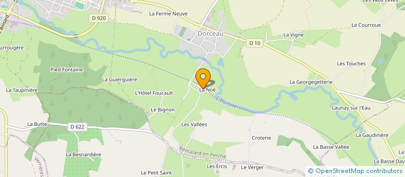 localisation de l'entreprise MONSIEUR PHILIPPE TESSIER à LA MADELEINE-BOUVET