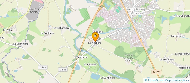 localisation de l'entreprise MONSIEUR PHILIPPE TESSON à MONTAIGU-VENDEE