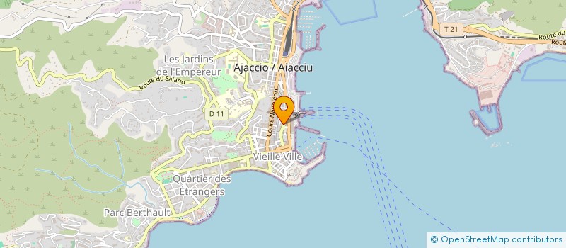 localisation de l'entreprise MONSIEUR PHILIPPE TESTA à AJACCIO