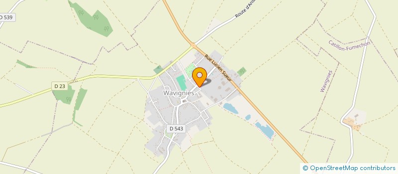 localisation de l'entreprise MONSIEUR PHILIPPE TESTORIS  WAVIGNIES