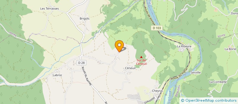 localisation de l'entreprise MONSIEUR PHILIPPE TESTUD  COUBON