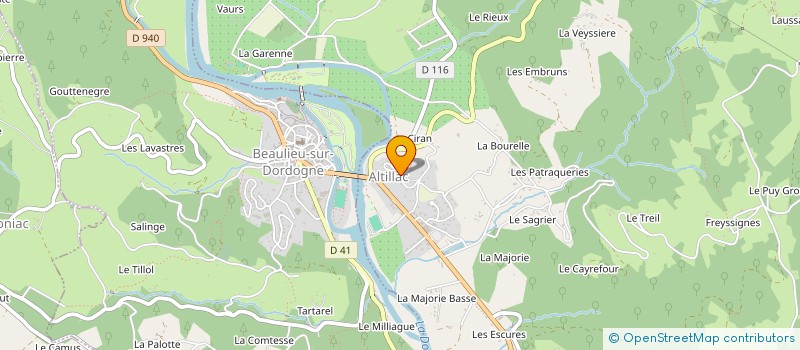 localisation de l'entreprise MONSIEUR PHILIPPE TEULIERE à LIOURDRES