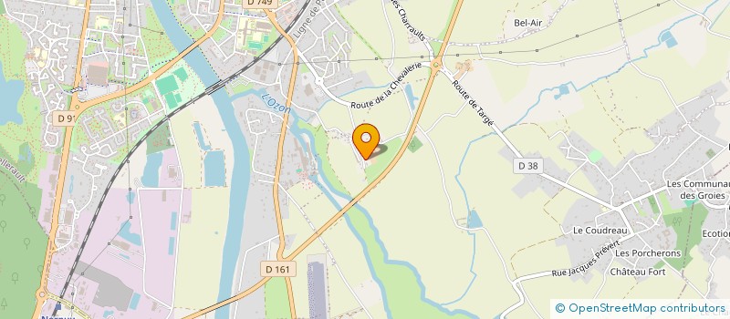 localisation de l'entreprise MONSIEUR PHILIPPE TEXIER  SENILLE-SAINT-SAUVEUR