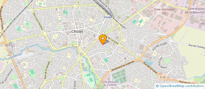 localisation de l'entreprise MONSIEUR PHILIPPE THALER à CHOLET