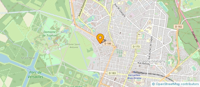 localisation de l'entreprise MONSIEUR PHILIPPE THEBAULT à VERSAILLES