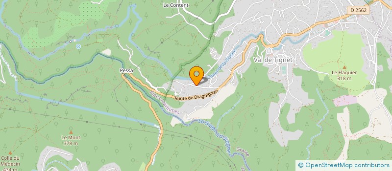 localisation de l'entreprise MONSIEUR PHILIPPE THEILLERE  LE TIGNET
