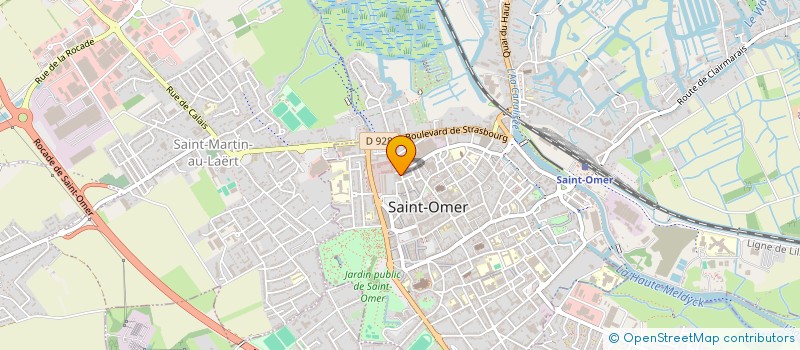 localisation de l'entreprise MONSIEUR PHILIPPE THELIER à SAINT-OMER