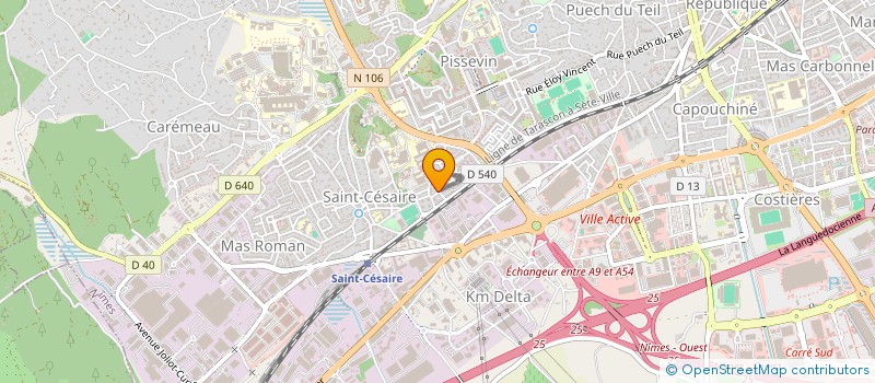 localisation de l'entreprise MONSIEUR PHILIPPE THERON  NIMES