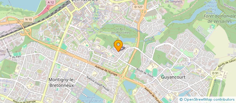 localisation de l'entreprise MONSIEUR PHILIPPE THERY  GUYANCOURT