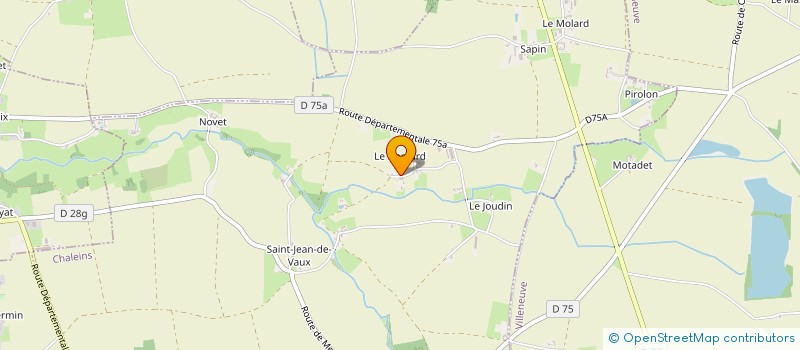 localisation de l'entreprise MONSIEUR PHILIPPE THETE  CHALEINS