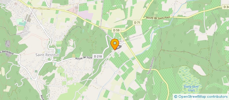 localisation de l'entreprise MONSIEUR PHILIPPE THIBAUD  SAINT-RESTITUT