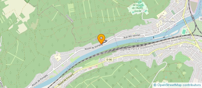 localisation de l'entreprise MONSIEUR PHILIPPE THIEBAUT  LIVERDUN