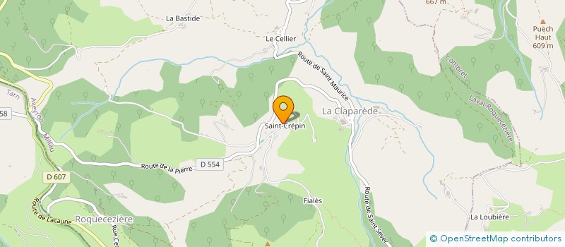 localisation de l'entreprise MONSIEUR PHILIPPE THIERS  LA SERRE