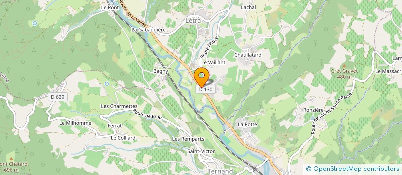 localisation de l'entreprise MONSIEUR PHILIPPE THILLARDON  LETRA