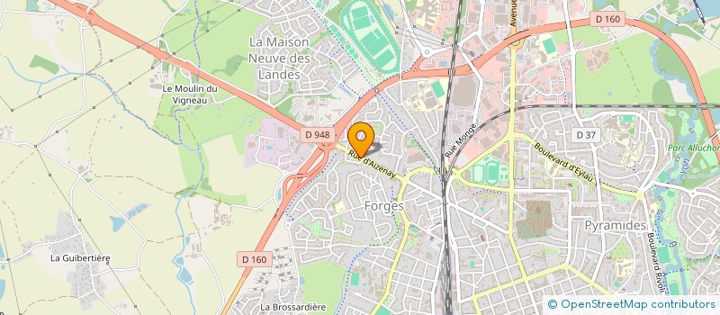 localisation de l'entreprise MONSIEUR PHILIPPE THIREAU à LA ROCHE-SUR-YON