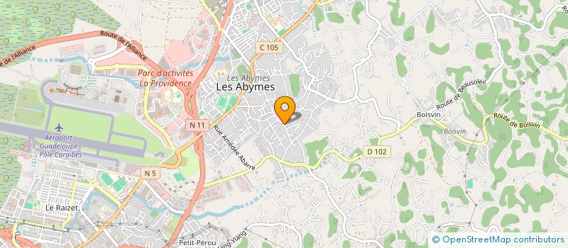 localisation de l'entreprise MONSIEUR PHILIPPE THODIARD à LES ABYMES