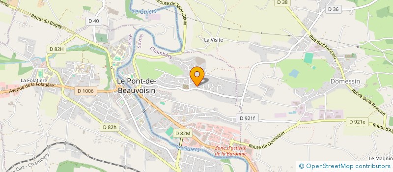 localisation de l'entreprise MONSIEUR PHILIPPE THOLLET  LE PONT-DE-BEAUVOISIN