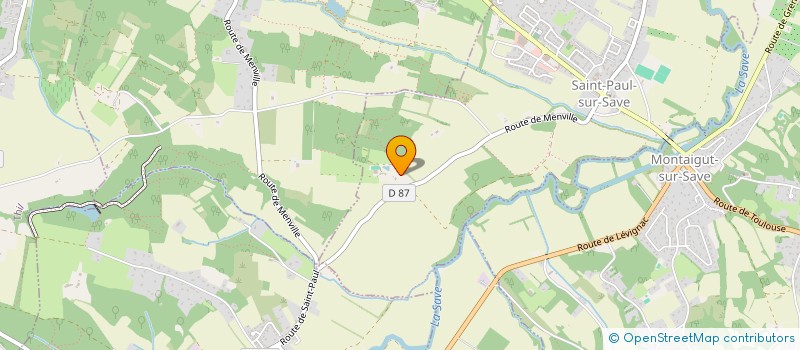 localisation de l'entreprise MONSIEUR PHILIPPE THOMAS  SAINT-PAUL-SUR-SAVE