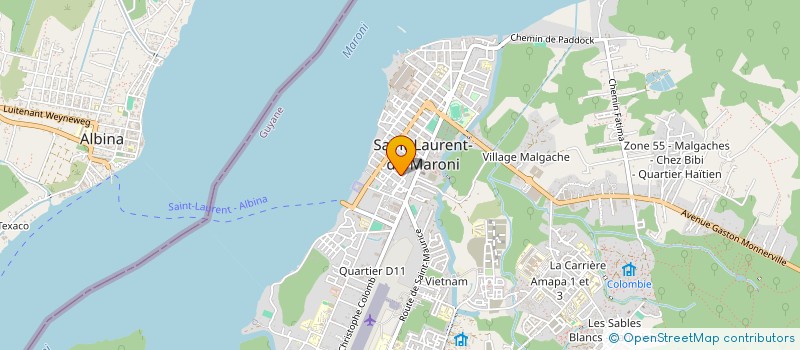 localisation de l'entreprise MONSIEUR PHILIPPE THOMAS à SAINT-LAURENT-DU-MARONI