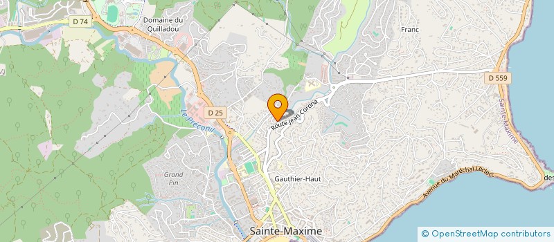 localisation de l'entreprise MONSIEUR PHILIPPE THOMAS à SAINTE-MAXIME