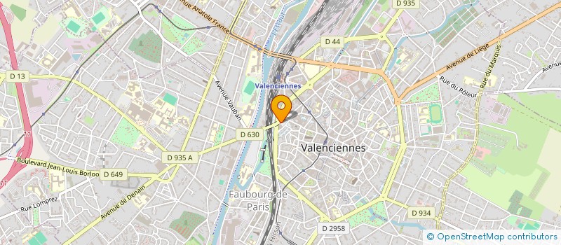 localisation de l'entreprise MONSIEUR PHILIPPE THOMAS  VALENCIENNES